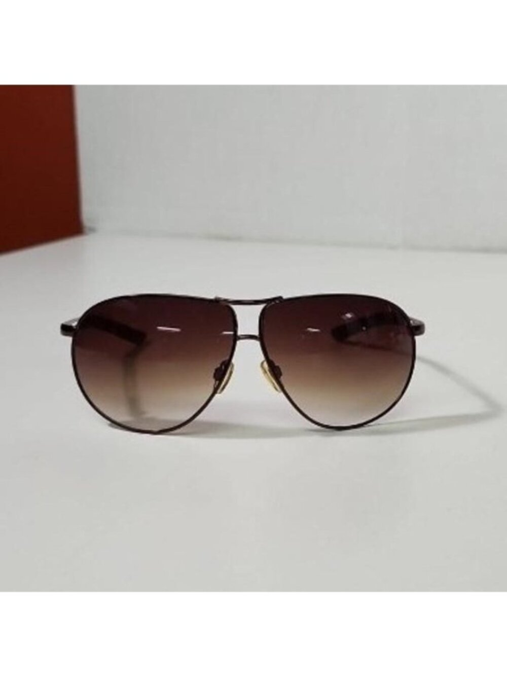 Calvin Klein Brown Aviator Sunglasses